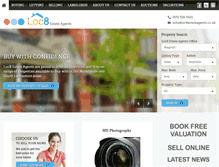 Tablet Screenshot of loc8estateagents.co.uk